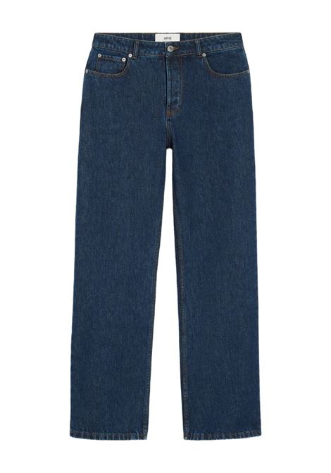 jeans large fit unisex blu AMI PARIS | HTR450.DE0104402